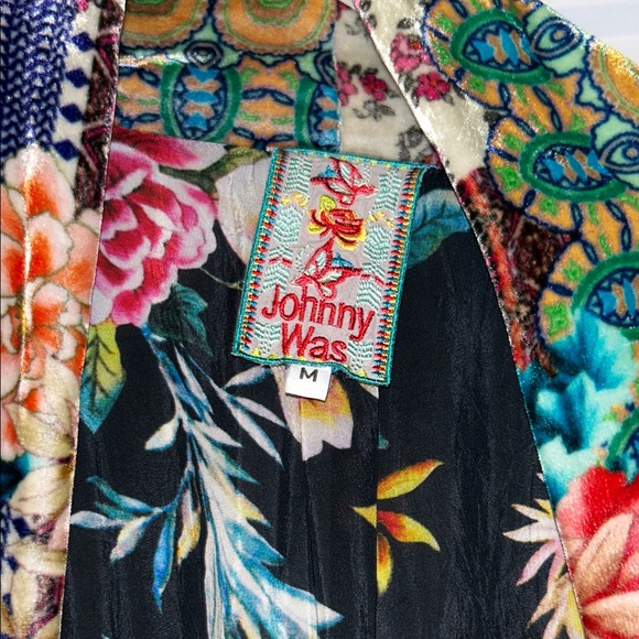 Johnny Was Multicolor Floral Kimono - Picture 3 of 10